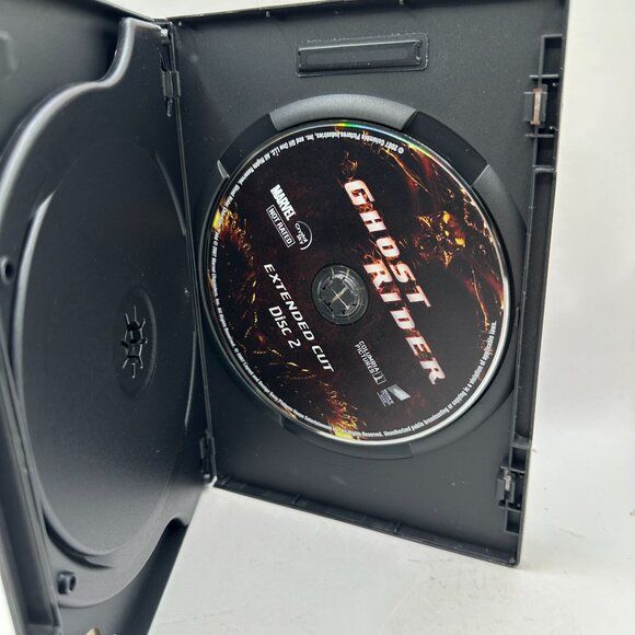 Ghost Rider 2-Disc Extended Cut DVD Movie Not Rated Marvel Widescreen Eva Mendes - Picture 4 of 4